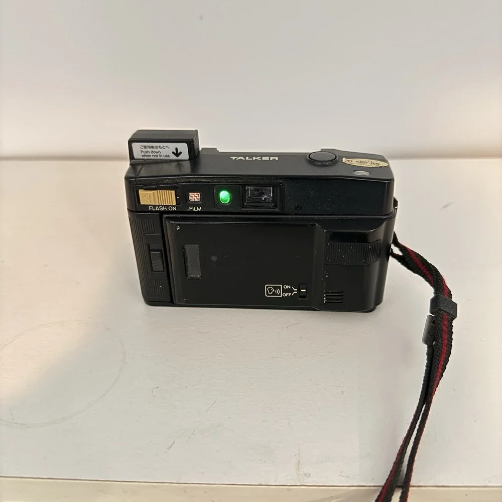 Minolta Talker AFSv 35mm Point Shoot Film Camera Autofocus Tested Working w Case